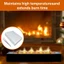 Pealike 96 Chiếc Carbon Nỉ Wick Gốm Len Wick Sợi Gốm Cách Nhiệt Lõi Cotton Cho Bioethanol Chà Cồn