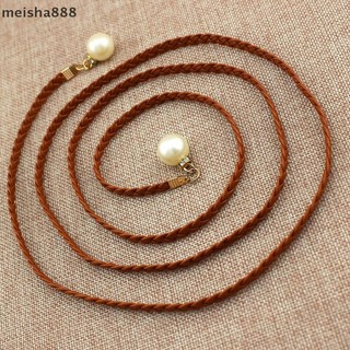 Meisha888 Sáng Tạo Mỏng Thắt Lưng Mô Phỏng Ngọc Trai Co Giãn Thắt Lưng Nữ Đầm Váy Trang Trí Quà Tặng Thắt Lưng Nữ