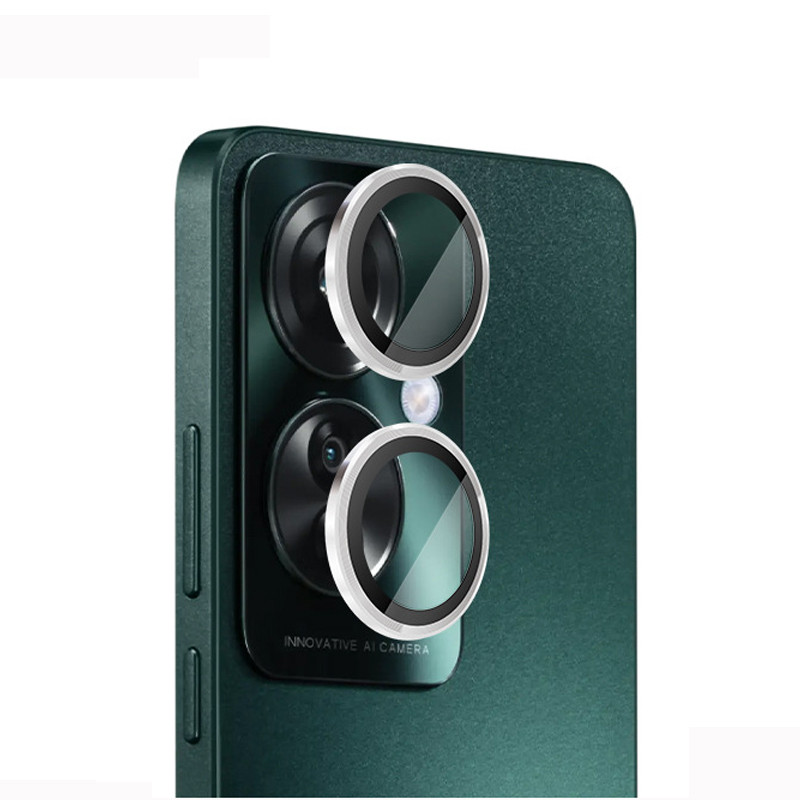 Oppo Reno13 Reno13Pro 9D Kim Loại Hợp Kim Nhôm Định Vị Ống Kính Mắt Đại Bàng Kính Cường Lực Cho OPPO Reno 13 Pro Chống Trầy Xước Chống Vân Tay Ống Kính Điện Thoại Bảo Vệ Cản