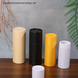 [Savemoneyeveryday] Chai nhỏ giọt Ống giấy Kraft rỗng Hộp bìa cứng Giấy tròn Hộp bìa cứng Hộp đựng bìa cứng có nắp [vn]