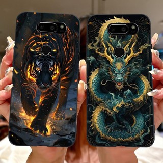 Dành Cho LG V30 2017 Ốp Lưng H930 H931 H932 H933 Silicon Dành Cho LG V35 + V35 ThinQ LM-V350 Cool Tiger Dragon Soft TPU Vỏ Điện Thoại