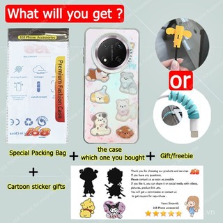 Ốp Honor X9C X9B X9A 5G, ốp chống sốc cứng mờ, hình mèo chó dễ thương, phong cách ins, nút mạ, phù hợp nữ sinh viên