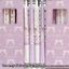 AFTEROF 4 Cái / bộ Bút Gel, Nơ Dễ Thương Nhanh Khô Bút Đen, Hoạt Hình Mềm Cầm 0.5 Mm Chữ Ký Bút Học Sinh