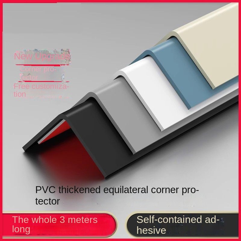 Pvc Yang Góc Cạnh Đóng Dải Ngói l Nhựa Đóng Dải Trang Trí Cạnh Niêm Phong Dải Cửa Sổ Tự Dính Chống Va Chạm Góc Bảo Vệ