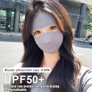 Luimo Traceless Mask Nữ Có Thể Tháo Rời Facekini Ice Silk Chống Tia UV Thoáng Khí Mùa Hè SBS Full Face Mỏng