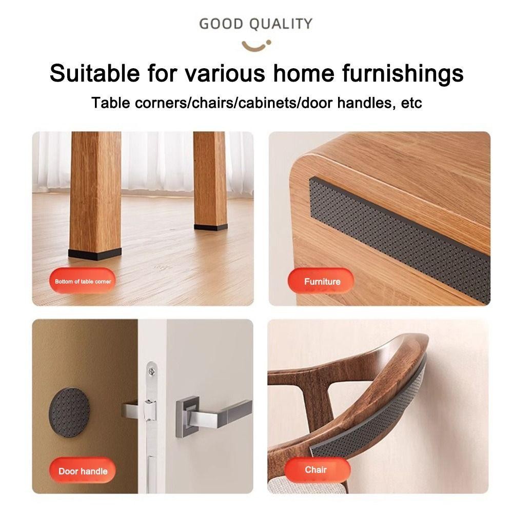Miếng đệm cao su ORDOBOX, Tấm lót chân nội thất chống va chạm chống trượt, Tấm lót chân bàn tự dính Phần cứng