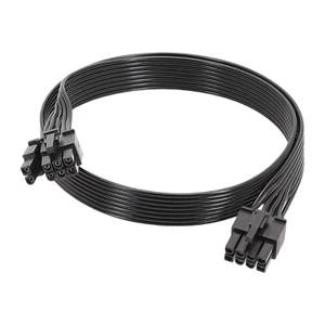 Treeling Performances PCIE 50cm 8Pin đến 6 + 2 Pin Cáp nguồn GPU cho mô-đun PSU