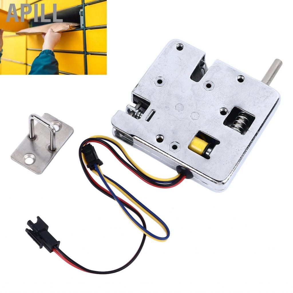 Apill Khóa điện khóa điều khiển chống sốc tủ khóa đáp ứng nhanh Sức mạnh mạnh để lưu trữ (12V với công tắc phát hiện)