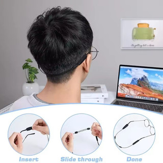 Dây đeo giữ kính mắt Unisex - Dây đeo cố định chống trượt có khóa từ tính có thể điều chỉnh