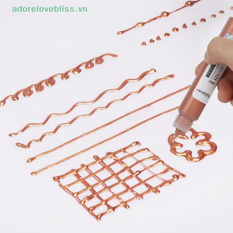Thêm 10 / 30ml Sơn thủy tinh vết bẩn Sơn Acrylic thủy tinh chống nắng 3D Móc bút Sơn thủy tinh chống nước Aquarela Đồ dùng nghệ thuật BSS