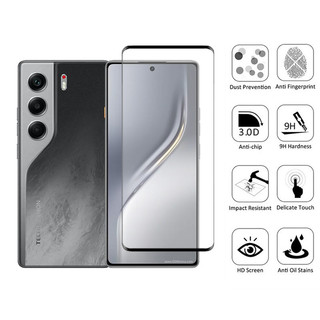 Tecno Camon 40 2 Chiếc Kính Cường Lực Bảo Vệ Màn Hình Cho Tecno Camon 40 30s 30 20 Pro Premier 4G 5G 9D Kính Bảo Vệ Phim