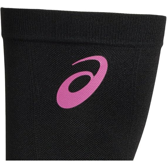 ASICS Volleyball Arm Sleeve - Single Unit (NOT A PAIR)- Performance Black & Brilliant White  / Metropolis / Pink - Unisex Adult Size Free 3053A072ㅤDirect From Japan