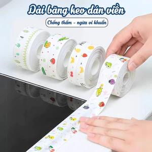 Cuộn Dán Viền Bồn Rửa Chén Chống Thấm Nước, Băng Keo Dán Khe Hở Nhà Bếp, Phòng Tắm Chống Ẩm Mốc