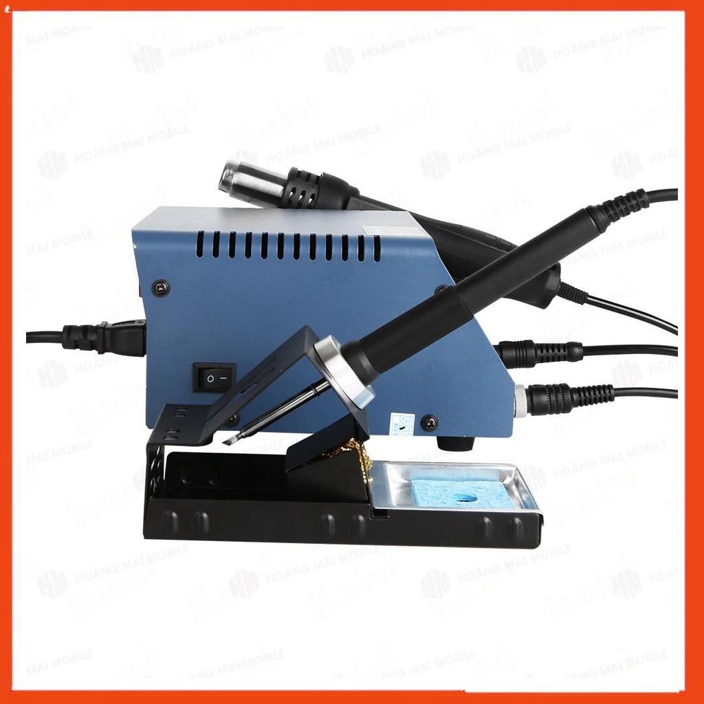 Máy hàn 2 in 1 KAISI 8512D, khò liền hàn cầm tay, phù hợp mũi hàn T12