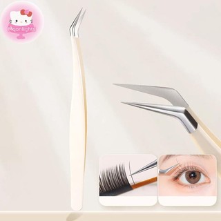 Moonlights Nhíp Lông Mi Kẹp Nối Dài Thép Không Gỉ Chống Tĩnh Điện Siêu Cứng Nhíp Độ Chính Xác Cao Với Đầu Sợi Dụng Cụ Trang Điểm EN