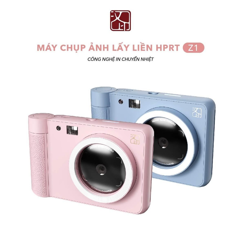 [ Hỏa Tốc HCM ] Máy chụp ảnh lấy liền Z1 HPRT Bluetooth 5.2 Lấy nét tự động Ảnh động AR