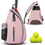 ESSENCEH Pickleball Vợt Ba lô, Túi đựng vợt Tennis dung tích lớn có thể đảo ngược, Dây kéo chắc chắn bền bỉ Túi mái chèo Pickleball Thiết bị tập thể dục