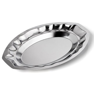 Đĩa né, Dĩa bò né, Đĩa hấp cá, Dĩa Hột Xoài  inox cao cấp, độ dày 0.5mm
