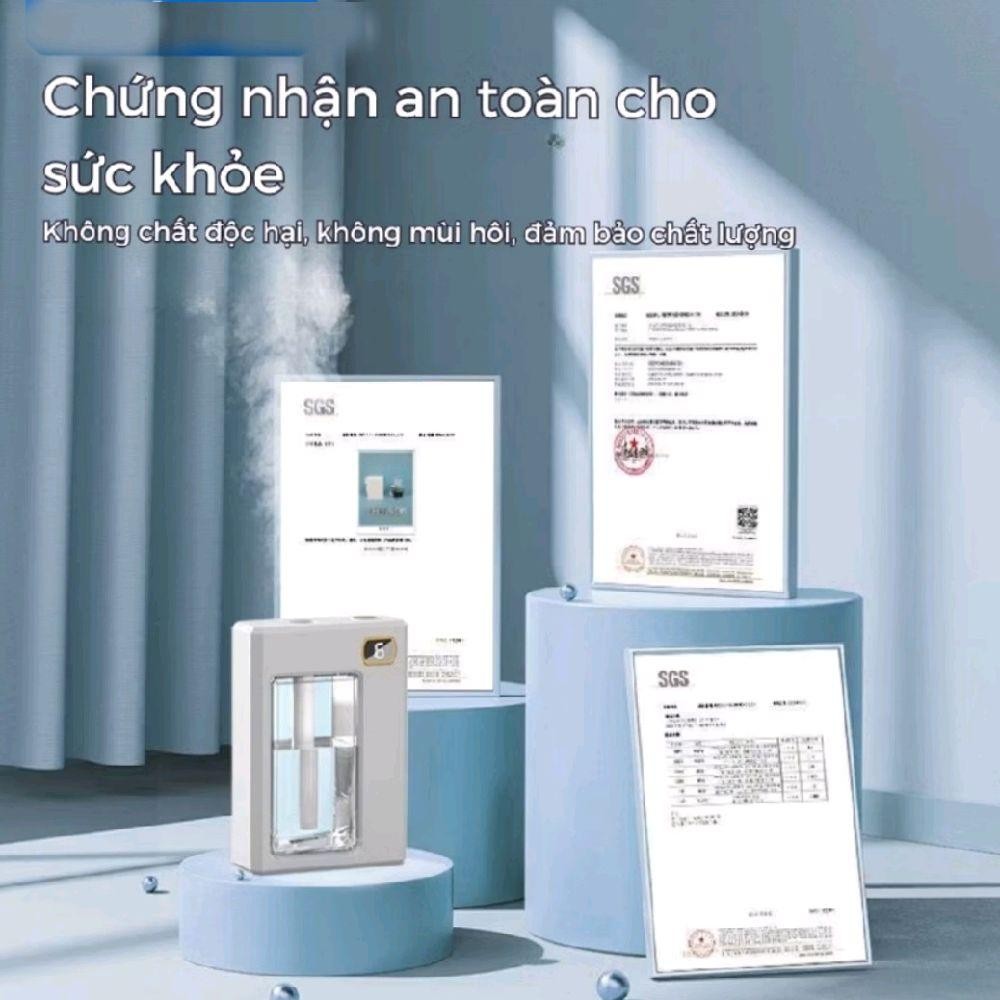 [PM20] Combo máy xong + 5 tinh dầu khác nhau tạo độ ẩm thơm phòng 30-40m2 treo tường có thể sạc