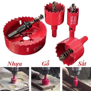 Mũi khoan đa năng Mũi khoét lỗ tròn - mũi khoan khoét lỗ từ 50mm đến 160mm SUNND