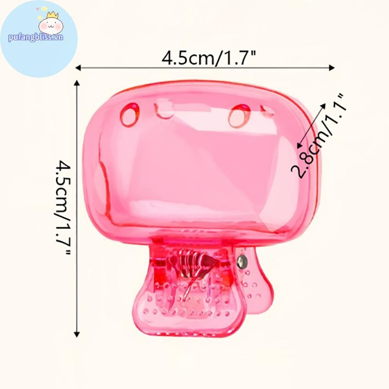 Pufangbliss 1 Chiếc Bàn Chải Đánh Răng Du Lịch Có Bàn Chải Đánh Răng Bảo Vệ Pod Vỏ Bảo Vệ Kẹp Nhựa Di Động Cho Hộ Gia Đình Du Lịch VN