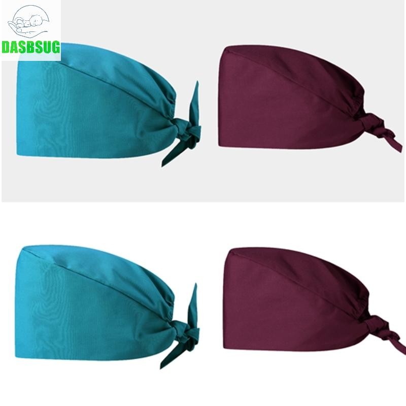 Dasbsug Unisex Có Thể Điều Chỉnh Y Tá Chà Mũ Y Tế Chuyên Nghiệp Thoáng Khí Cotton Mũ Phẫu Thuật Cho Bác Sĩ Bệnh Viện C