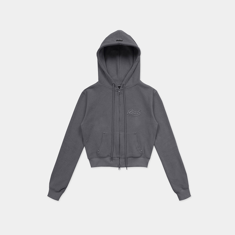 Áo Hoodie có khóa kéo mềm Badblood Beyond - Than
