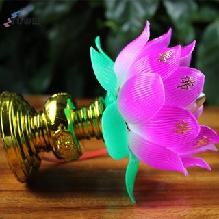 Yowei 1 Chiếc Phật Giáo Hoa Sen Đèn Để Bàn Trang Trí Ánh Sáng Thờ Phượng Phật Giáo VN