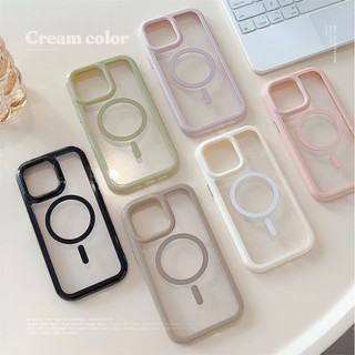 Ốp Điện Thoại Trong Suốt Từ Tính Acrylic Cho IPhone 16 15 15pro Max 13 Mini 14 14pro 14max 12 11 Pro Max IX XR SE2 Plus Bìa Cứng P3
