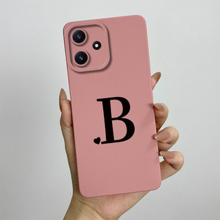 Dành Cho Xiaomi Redmi 12 5G Note 12R Redmi12R Chữ Cái Ban Đầu Dễ Thương Bảo Vệ Ống Kính Vỏ Điện Thoại Silicon Mềm Chống Sốc