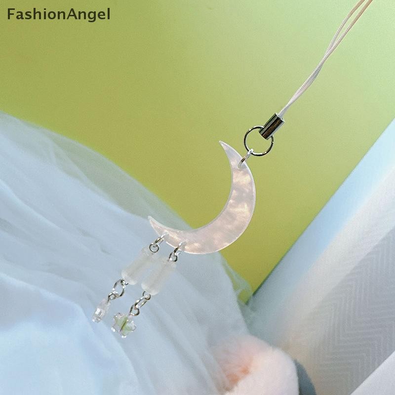 FashionAngel Sáng Tạo Mặt Trăng Đính Hạt Dây Điện Thoại Phong Cách Trung Hoa Điện Thoại Di Động Quyến Rũ Cho Bé Gái Dây Xích Điện Thoại Di Động Móc Khóa VN