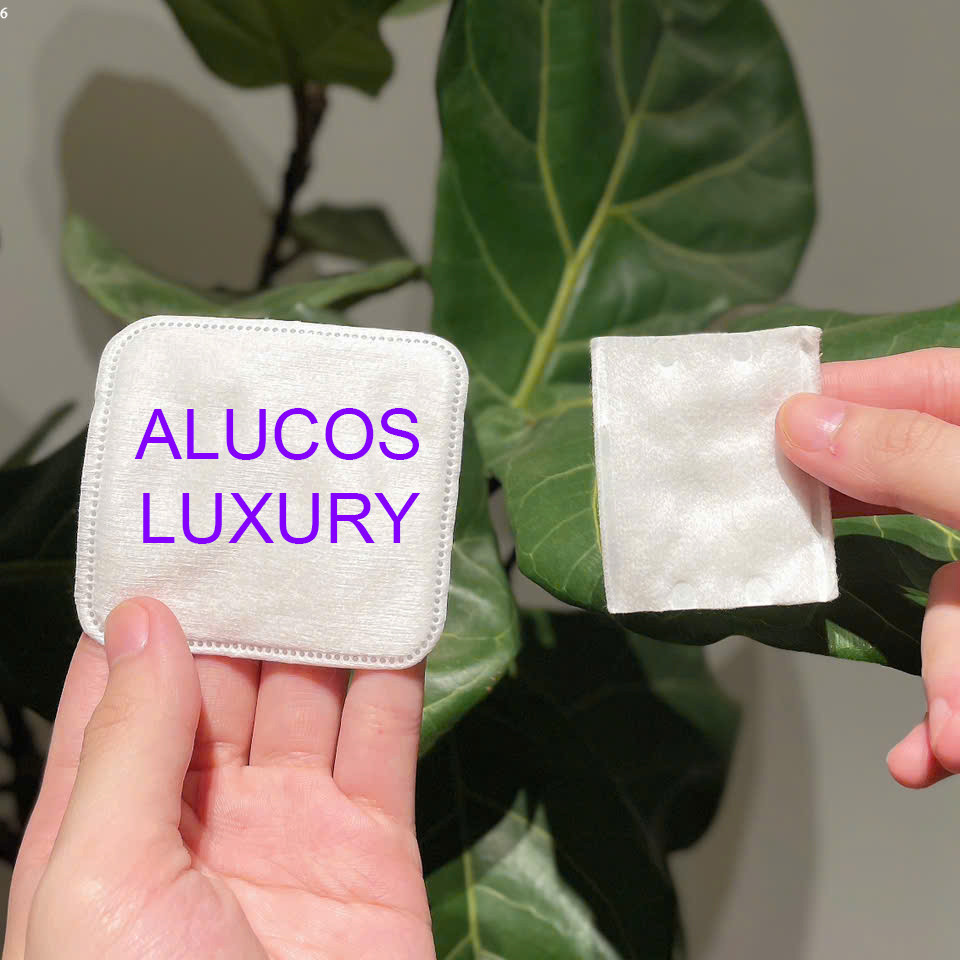 Bông Tẩy Trang Alucos LUXURY 210 Miếng Siêu Xịn, Mềm Mịn, Bông Tẩy Trang Luxury 210 Miếng