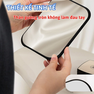Gương Mỹ Phẩm Gấp Gọn Để Bàn Bunnies House Gương Da Trang Điểm Điều Chỉnh Độ Nghiêng Hình Chữ Nhật Tiện Lợi