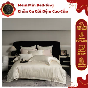Bộ Chăn Ga Gối Chất Liệu Gấm Cao Cấp Ấm Áp Thoải Mái Thiết Kế Tinh Tế Sang Trọng - MemMinbedding Luxury