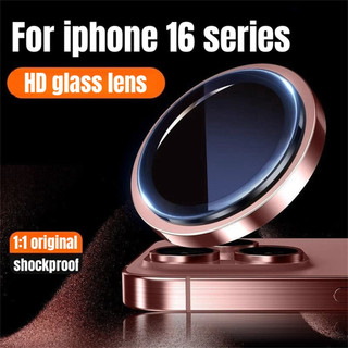 Chính Hãng iPhone 16 Pro Max Kính Ống Kính Phim iPhone 15 14 Pro Max Plus iPhone 12 13 Pro Max Camera Bảo Vệ Kính Phim Phía Sau Camera Chống Sốc Vỏ Kim Loại