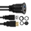 Cáp nối dài gắn xả tương thích BTM USB3 0 và HDTV 1m 2m cho ô tô