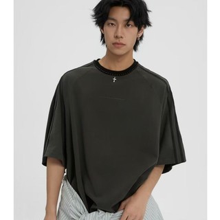 Áo thun nam GKSSS Tay ngắn Mỹ High Street dáng rộng thường ngày Chất lượng cao Phong cách trung tính tay ngắn