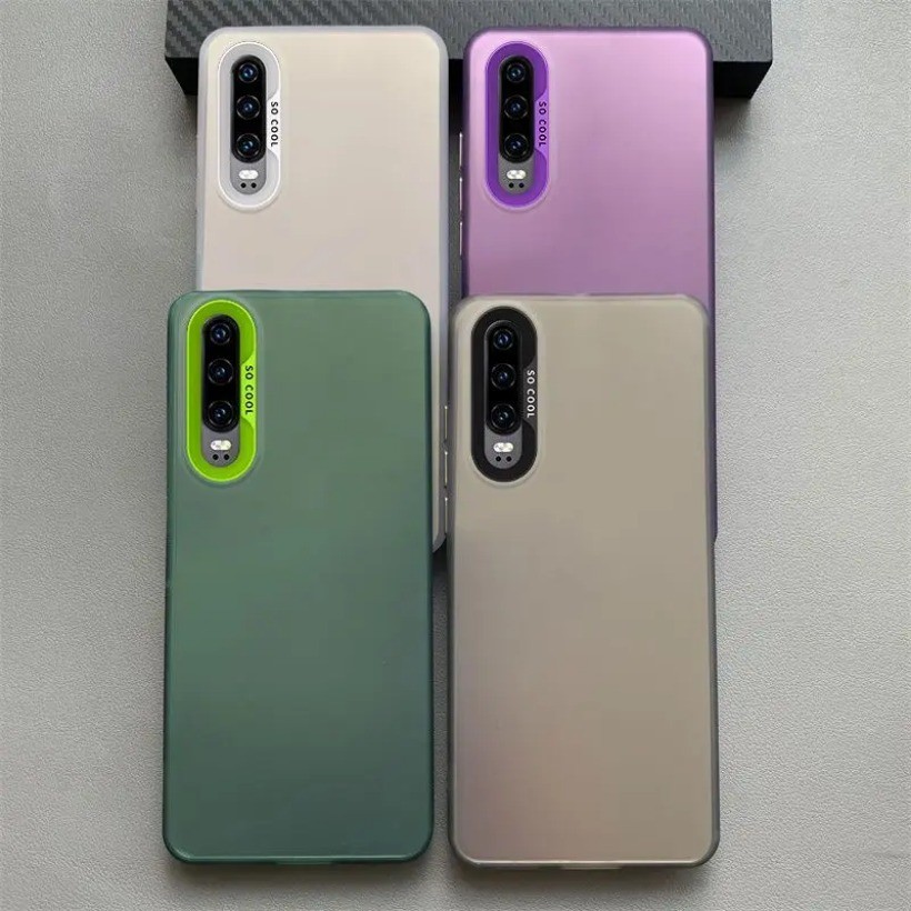 Dành Cho Huawei P30 Ốp Lưng Huawei P30 ELE-L29, ELE-L09 ELE-L04 Ốp Lưng Điện Thoại Matte Laser Nhiều Màu Sắc Ốp Lưng Giáp Chống Sốc