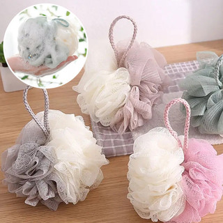 Double Color Random Rubbing Back Bath Ball - Rich Lather Skin Cleansing Tẩy tế bào chết Lưới tạo bọt tắm lớn