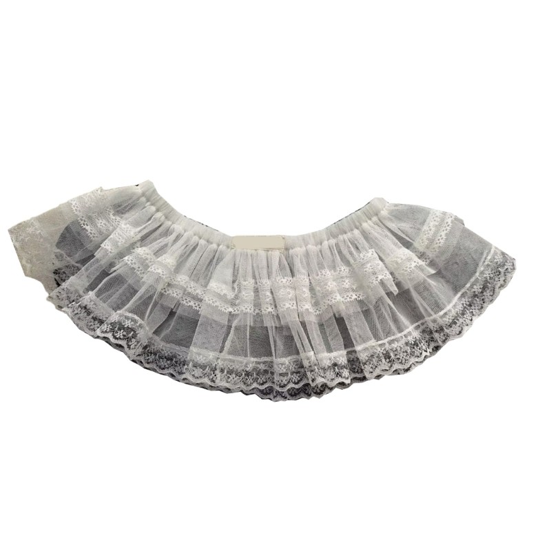DASBSUG Váy Mini bé gái 3-10 tuổi Rèm đánh rắm cho trẻ sơ sinh có lưới xếp nếp