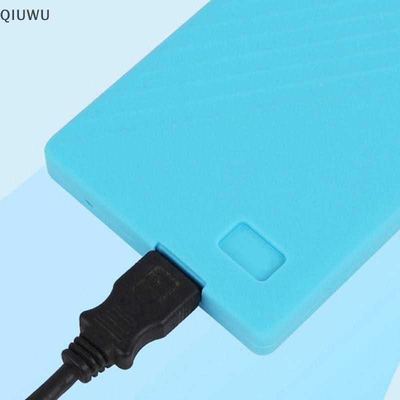 QIUWU Silicone HDD Case Túi Bảo Vệ Ổ Cứng Bìa Đĩa Bảo Vệ Da Cho My Passport 4T 5T.