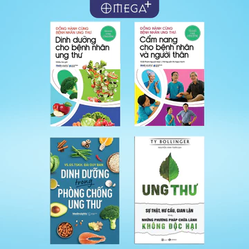 Sách Dinh Dưỡng Trong Phòng Chống +Ung Thư - Sự Thật, Hư Cấu +Dinh Dưỡng Cho Bệnh Nhân +Cẩm Nang Cho Bệnh Nhân (Thái Hà)