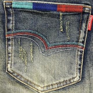 Quần short denim nam ESEA thời trang và phổ biến dáng rộng và giản dị thiết kế mùa hè chất lượng cao phong cách trung tính