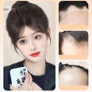 JULYHOT Tổng Hợp Thẳng Nổ Không Khí Nổ Tóc Nối Dài Tóc Tự Nhiên Nổ Cho Nữ Giả Nổ Đen Hàng Ngày Màu Nâu Người Phụ Nữ Hàng Ngày Mặc Massivedeals