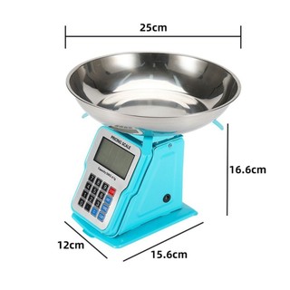 Cân nhà bếp ROLY, Cân thực phẩm 30Kg bằng thép không gỉ, Cân điện tử đa chức năng dày chính xác Thị trường thực phẩm