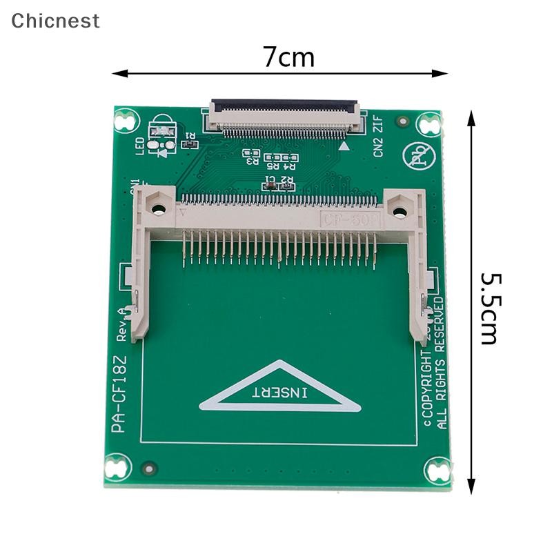 [Chicnest] 1 Thẻ flash nhỏ gọn CF sang Bộ chuyển đổi ZIF / CE 1,8 Inch cho 5G 6G HDD Boutique
