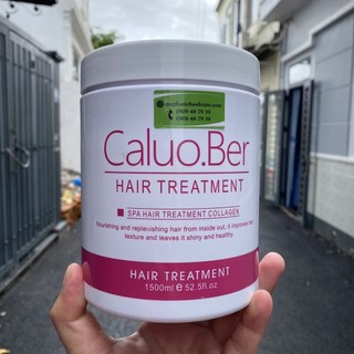 Dầu hấp ủ tóc siêu mượt collagen Caluo.Ber Hair Spa Treatment 1500ml [ TN ]