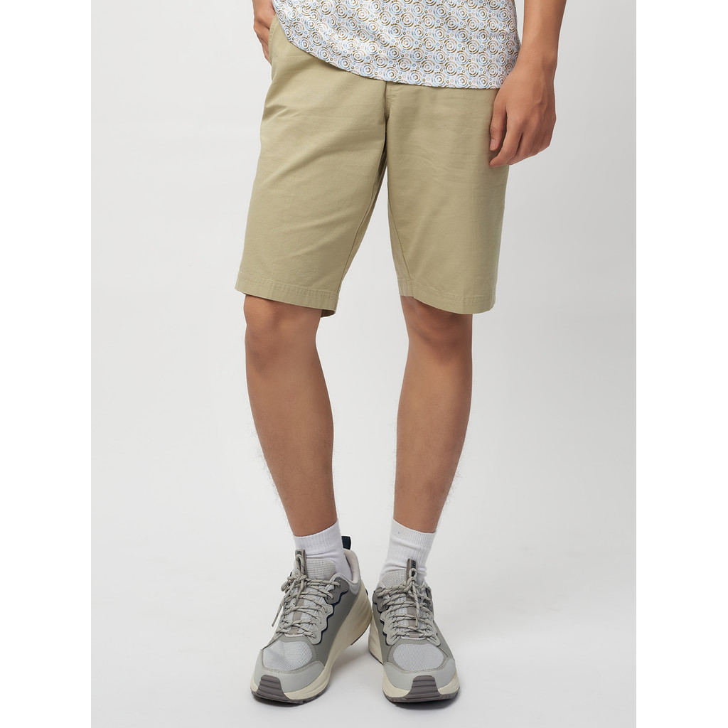 Quần short khaki VIETTIEN SMART CASUAL vải cotton phom regular VT00000068