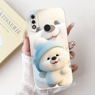 Vivo Y91 Y91i Y93 Y95 U1 1807 1816 1817 1820 1811 Vỏ Gấu Trúc Thỏ Dễ Thương Bảo Vệ Ống Kính Vỏ Điện Thoại Silicon Mềm