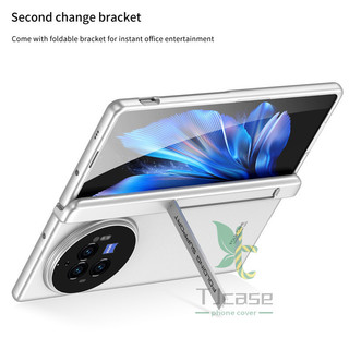 Bản lề từ tính Full Bracket Stand Case vivo x fold 3 pro / x gấp 3 Mặt trước Kính cường lực Phim chân đế Vỏ bọc trọn gói